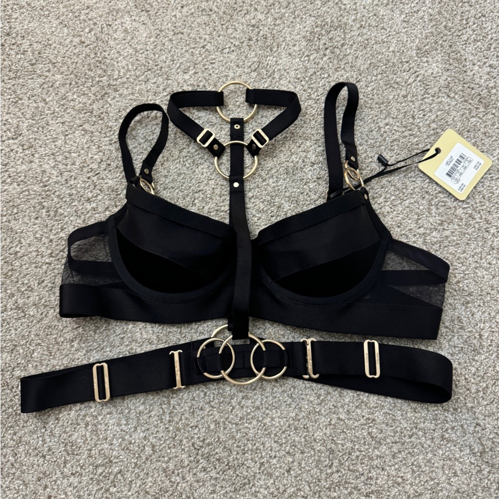Honey Birdette Arliah Black Bra - 34C NWT
